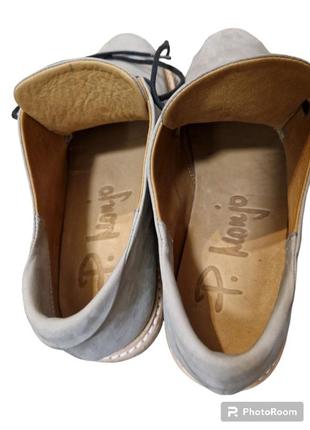 Новые кожаные туфли лоферы испания p. monjo7 фото