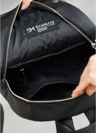 Жіночий рюкзак sambag brix bsg чорний9 фото