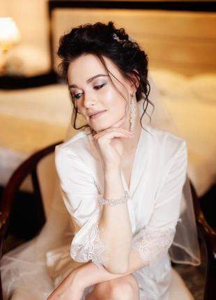 Кришталеві сережки-гроны