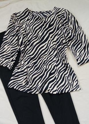 Блуза в анималистичный принт, кофточка, кофта3 фото