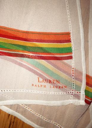 ⭐️ чарівний легкий шарф ralph lauren •100% шовк ⭐️