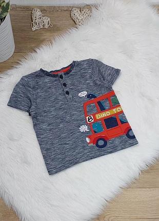 Nutmeg футболка с аппликацией на 12-18 мес