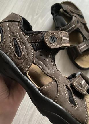 Шкіряні сандалі босоніжки clarks4 фото