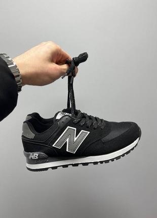 Женские кроссовки new balance 574 black'