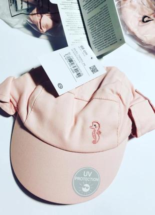 Нова кепка панама для дівчинки 68 розмір рожева для дівчинки
