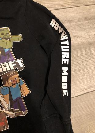 Minecraft майнкрафт h&amp;m 134 8-9 худи баллахон свитшот толстовка кофта реглан3 фото