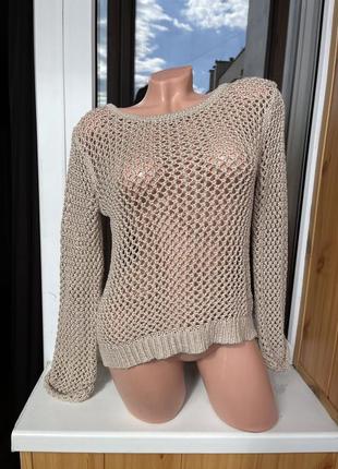 Женский вязаный свитер паутины h&amp;m2 фото
