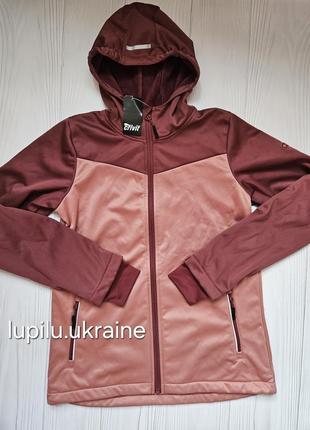 Crivit softshell куртка вітровка на дівчинку  кофта флісі 158/164 р на девочку куртка кофта на флисе софтшелл1 фото