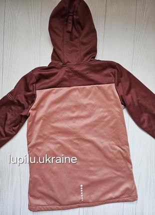 Crivit softshell куртка вітровка на дівчинку  кофта флісі 158/164 р на девочку куртка кофта на флисе софтшелл3 фото