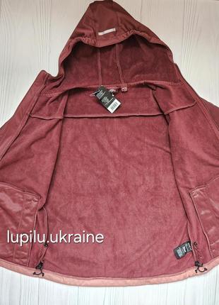 Crivit softshell куртка вітровка на дівчинку  кофта флісі 158/164 р на девочку куртка кофта на флисе софтшелл5 фото
