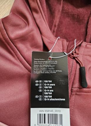 Crivit softshell куртка вітровка на дівчинку  кофта флісі 158/164 р на девочку куртка кофта на флисе софтшелл4 фото