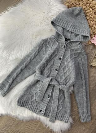 Подовжена тепла кофта шерсть