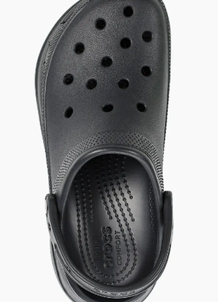 Женские черные сабо crocs women's classic bae clog4 фото