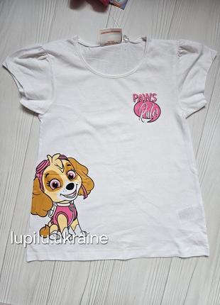 Disney paw patrol набір футболок на дівчинку 134/140 р на 8-10 р.3 фото
