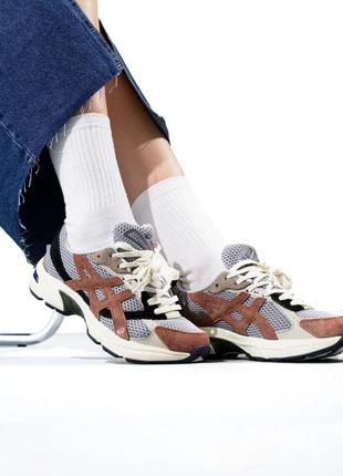 Asics gel-1130 brown/grey1 фото