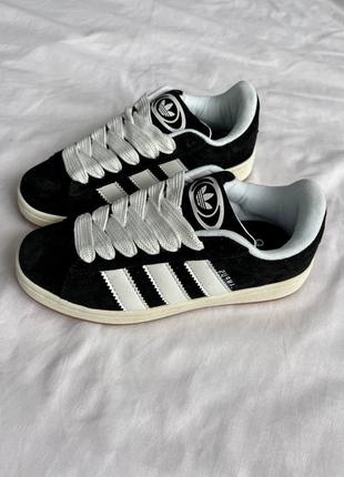 Кроссовки adidas campus 00's core black white classic