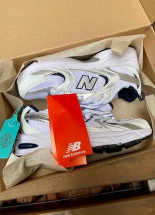 Кроссовки new balance 530 белые (36-40)4 фото