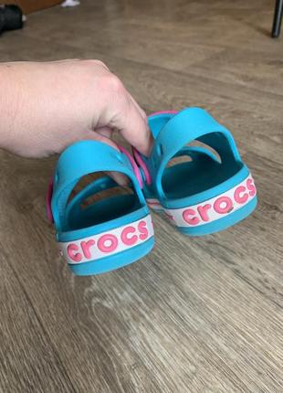 Босоніжки дитячі крокси crocs c 12 оригінал3 фото