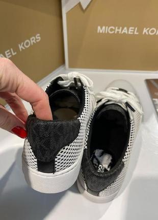 Кроссовки брендовые michael kors irving leather sneaker кожа оригинал6 фото