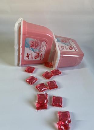 Капсули для прання з кондиціонером liby «сакура» 40 шт*320g — ціна 460 ...