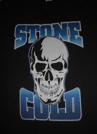 Футболка stone cold steve austin/стив остин/череп/реслинг/wwe/port & company2 фото