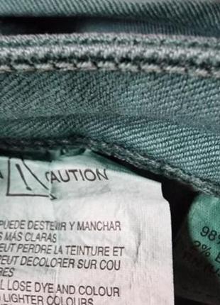 Брендовые фирменные стрейчевые женские демисезонные летние джинсы zara,новые с бирками,размер 16анг.9 фото