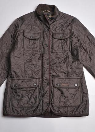 Стьобана куртка утеплена barbour quilted jacket - uk12 - 38