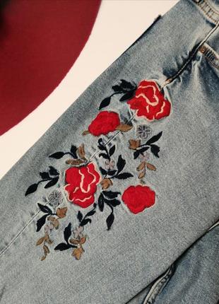 Брендовые джинсы с вышивкой falmer heritage, размер 12/40 или l5 фото