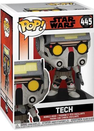 Фигурка funko pop! bobble: star wars - bad batch tech3 фото