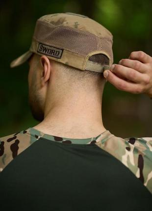 Кепка single sword сетка, светлый камуфляж