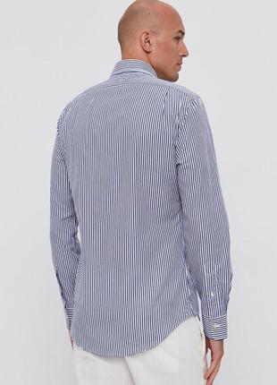 Мужская рубашка в полоску ralph lauren оригинал размер l 484 фото