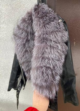 Ідеальна для твоєї весни 🌷🌿 жіноча демісезонна косуха рептилія, шкіряна куртка з...