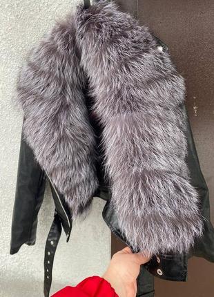 Ідеальна для твоєї весни 🌷🌿 жіноча демісезонна косуха рептилія, шкіряна куртка з...