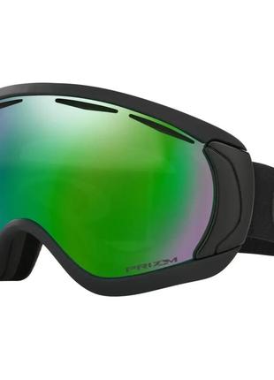 Гірськолижна маска oakley canopy factory pilot blackout / prizm jade iridium