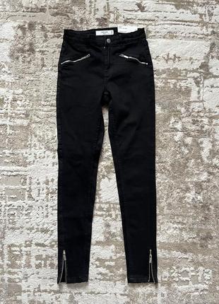 Чорні жіночі джинси скіні 34 skinny fit diverse джинси для підлітка