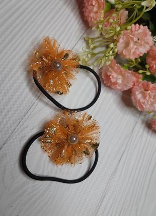Набор резинок для волос, цветочки