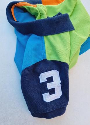 Футболка polo azul ralph lauren 4-5 років котонова яскрава3 фото