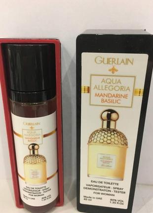 !,герлен аква альгория guerlain aqua allegoria mandarine basilic минитестер1 фото