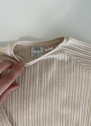 Кофточка тоненька в рубчик брендова zara 4