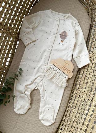 Человечек для новорожденных, слипы от некст, человечек next