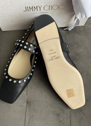 Балетки со стразами jimmy choo3 фото