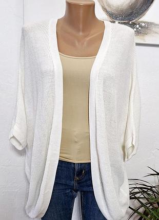 Білий легкий кардиган 2
