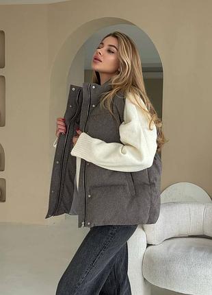 Базовий кашеміровий жилет жилетка