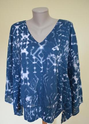 Шикарная легкая вискозная блузочка свободного фасона