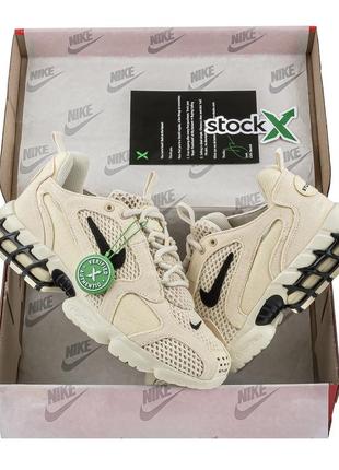 Nike air zoom spiridon cage 2 stussy fossil кроссовки