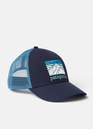 Бейсболка patagonia line logo ridge cap 38285 nena navy blue