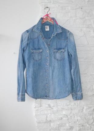 Сорочка джинсова xs