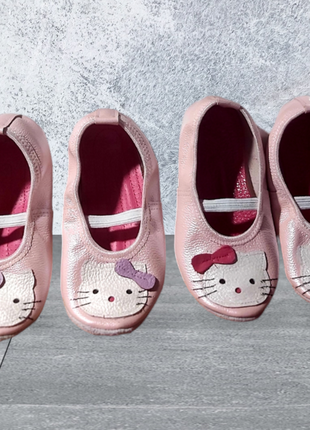 Чешки шкіряні hello kitty