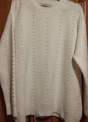 Нарядна кофта з перлинами