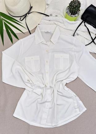 Рубашка молочного цвета